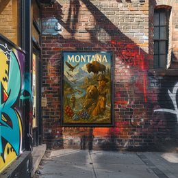 Montana Wilderness Poster