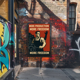 More Production, More Freedom Poster