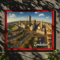 Zimbabwe Cityscape Poster