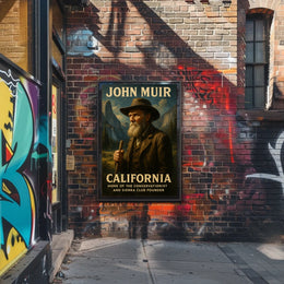 John Muir Conservationist And Sierra Poster