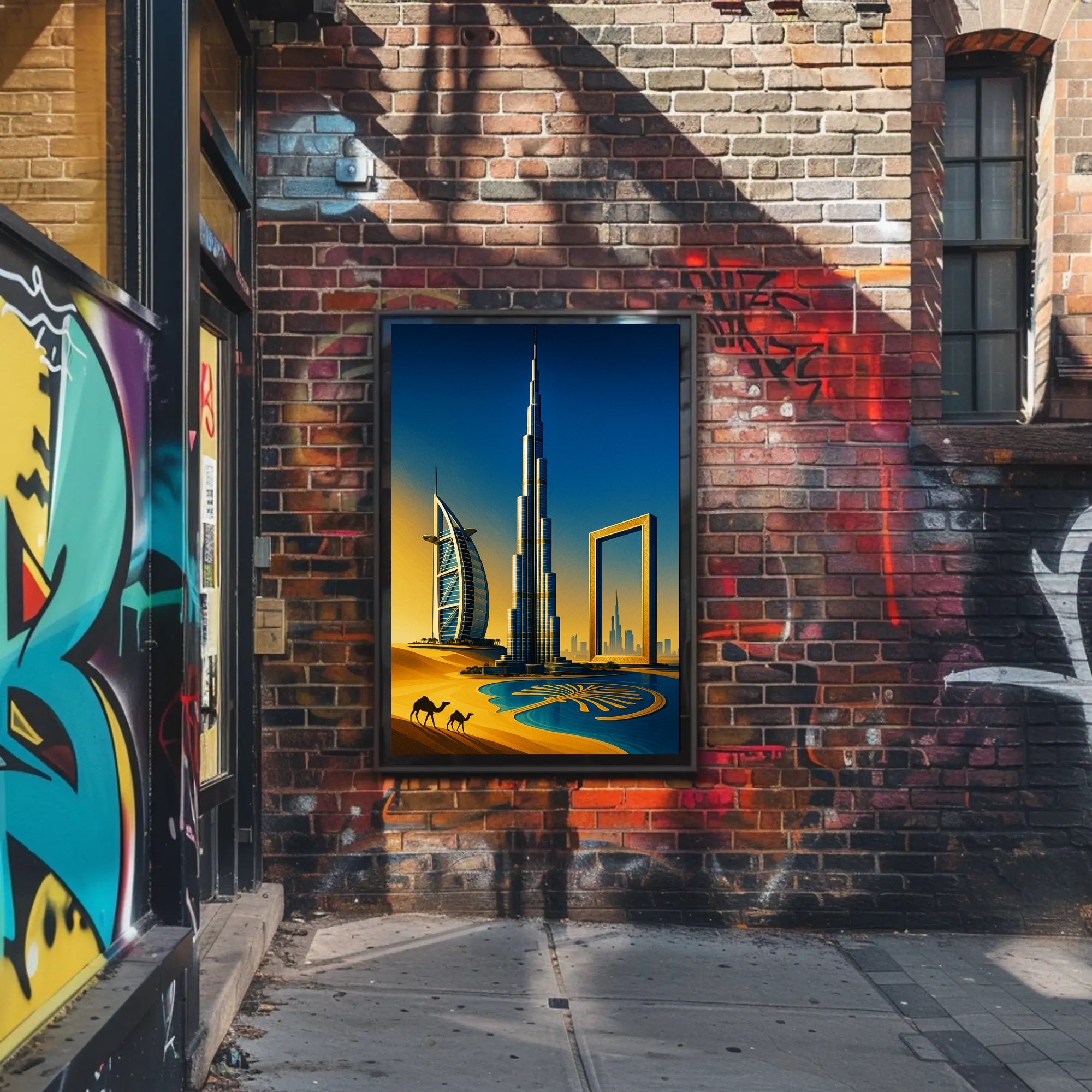 Dubai's Iconic Skyline Poster