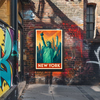 New York Iconic Skyline Poster