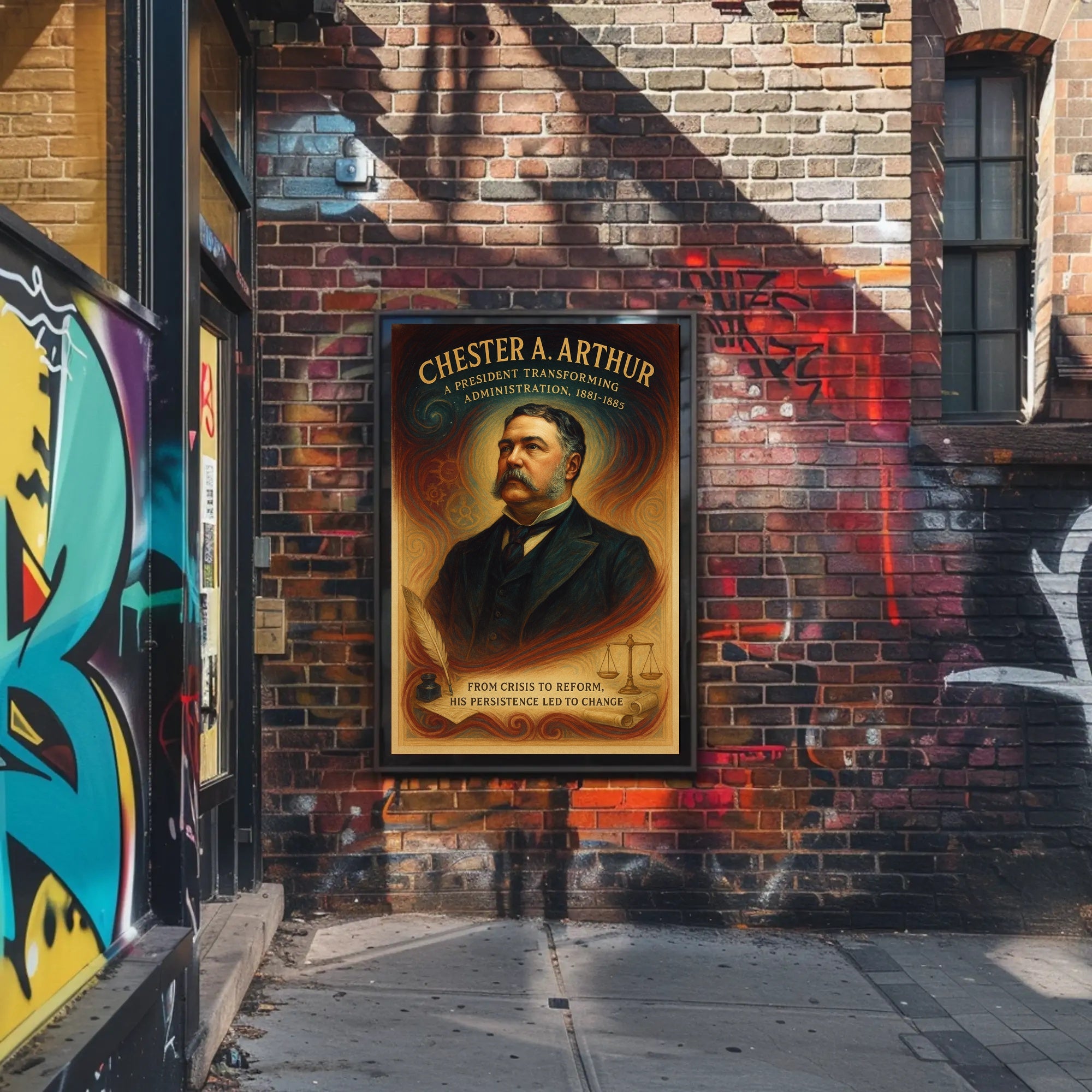 Chester A. Arthur A President Transforming Administration Poster PosterGoat