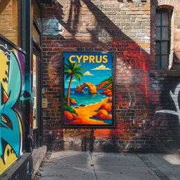 Cyprus Coastal Paradise Poster