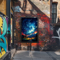Starry Night Dreamscape Poster
