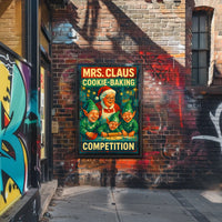 Mrs. Claus Cookie-Baking Competition Poster