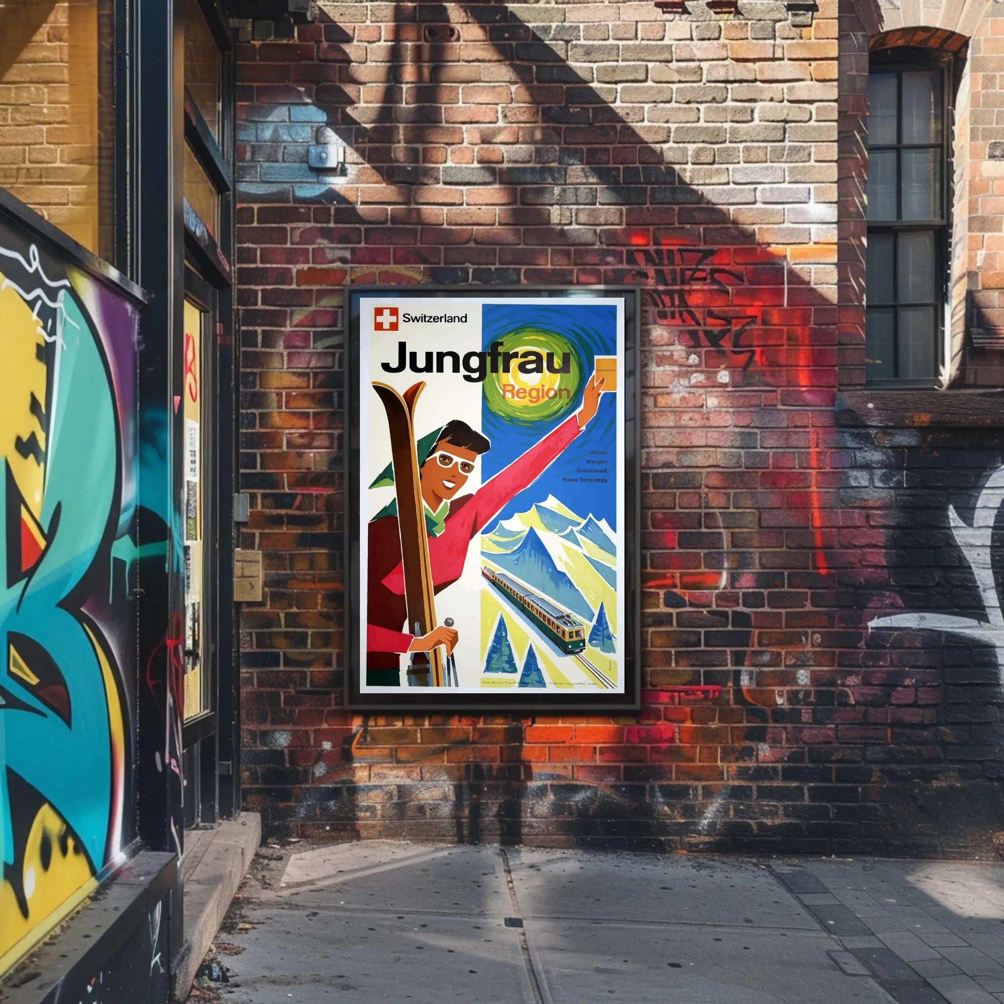 Explore the Jungfrau Region Poster PosterGoat