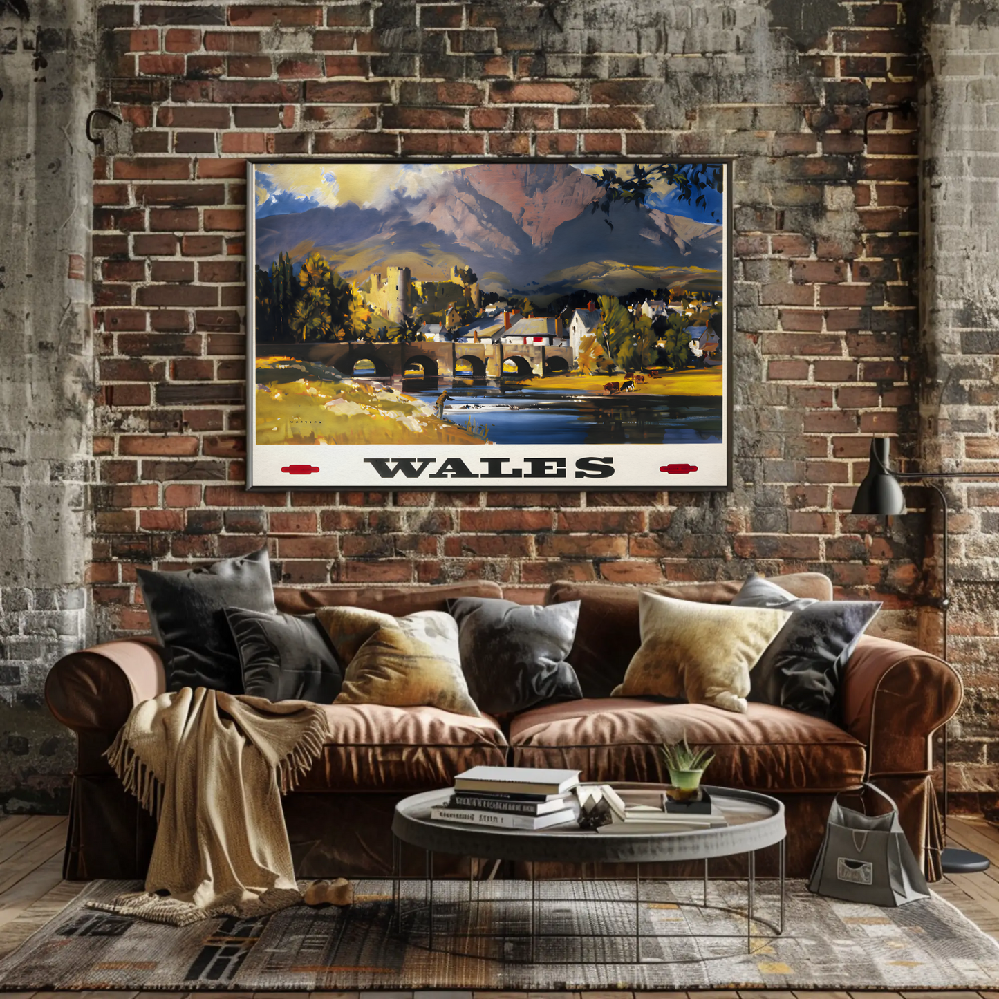 Wales - Travel by Train Poster