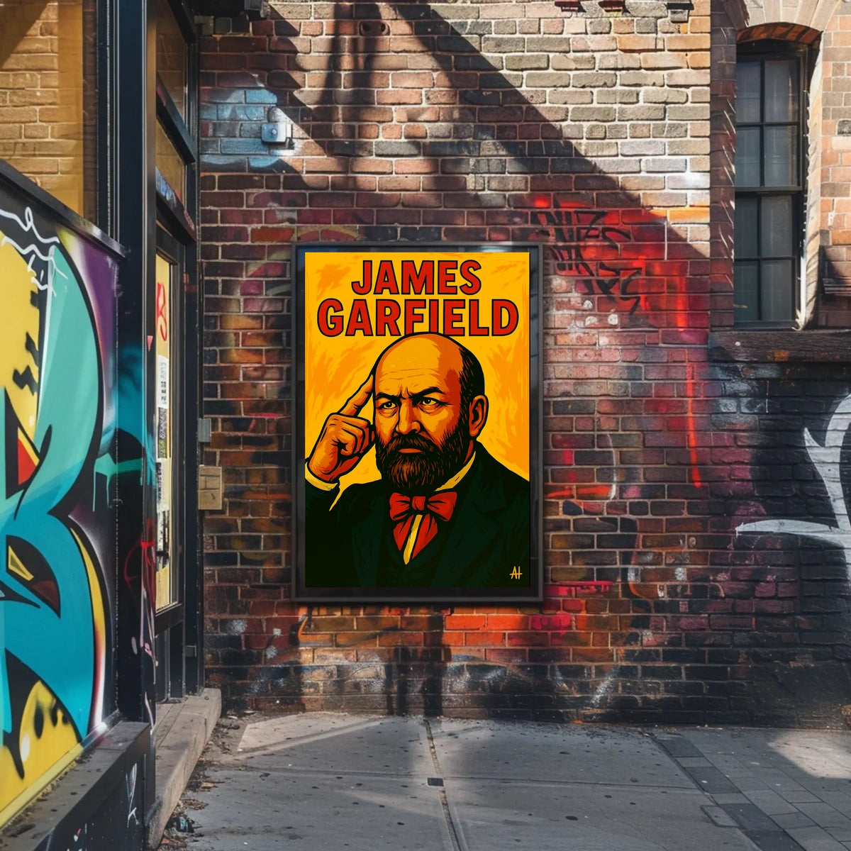 James Garfield Heritage Portrait Wanderlust Decor Poster
