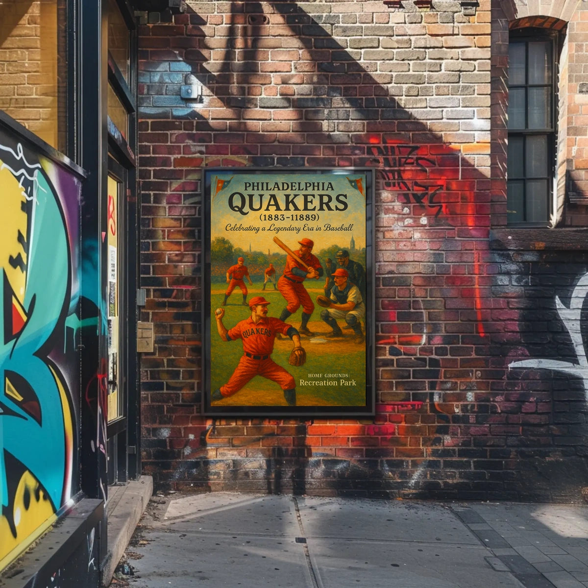 Philadelphia Quakers Celebrating A Poster