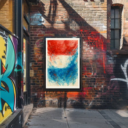 Abstract Patriotism Poster