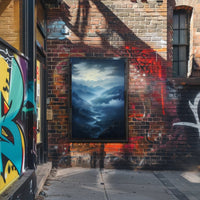 Mystical Mountain Valley Poster