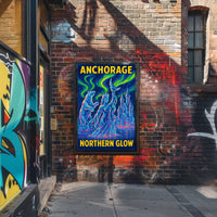 Anchorage Northern Glow Poster
