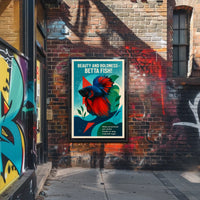 Beauty and Boldness Betta Fish Poster