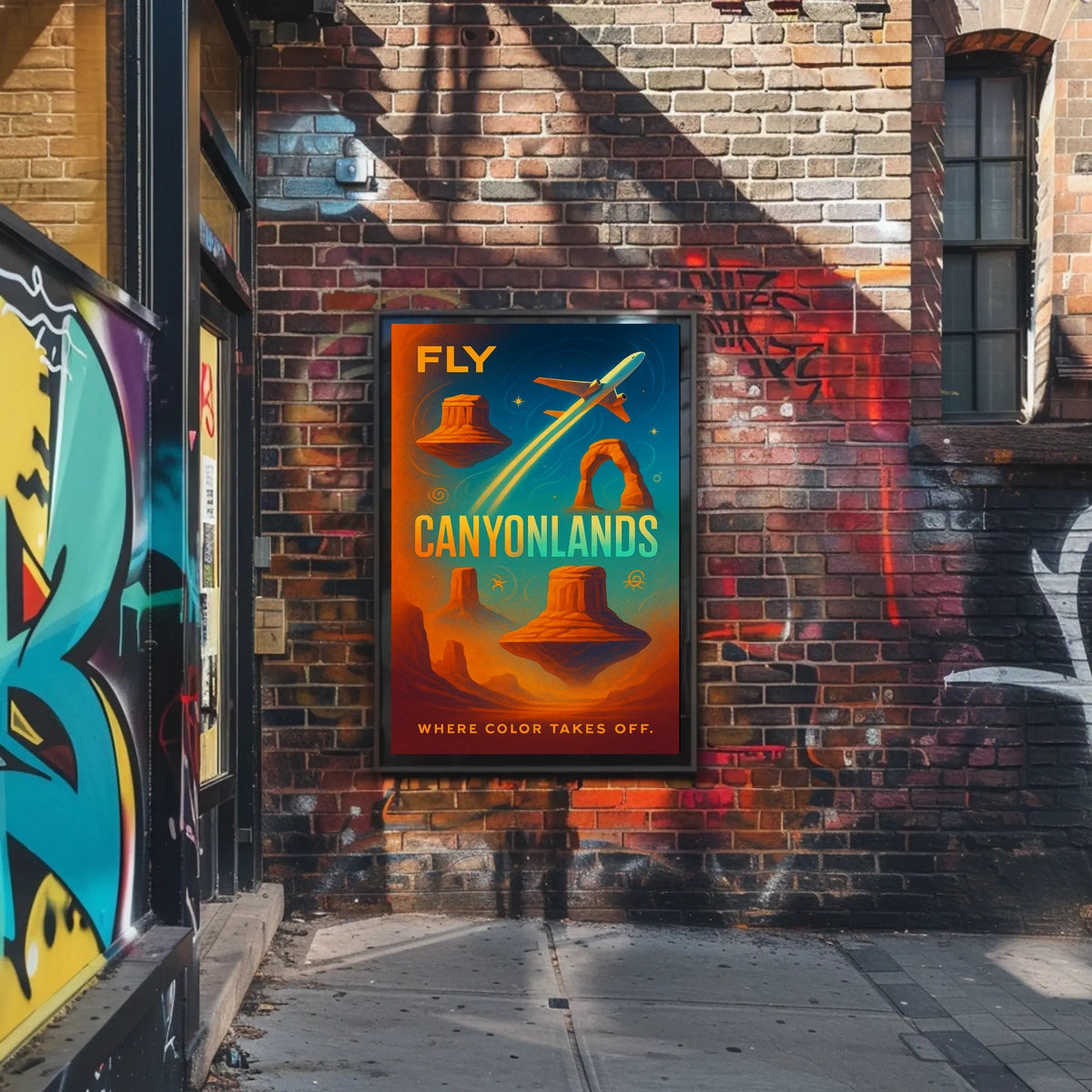 Fly Canyonlands Poster
