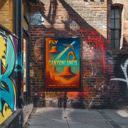 Fly Canyonlands Poster