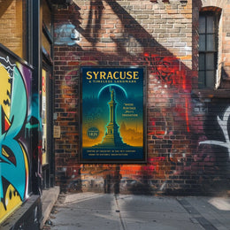 Syracuse A Timeless Landmark Poster