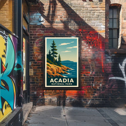 Acadia National Park Poster