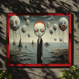Eerie Surrealism: Dreamy Otherworldly Art Poster - Artistic Poster