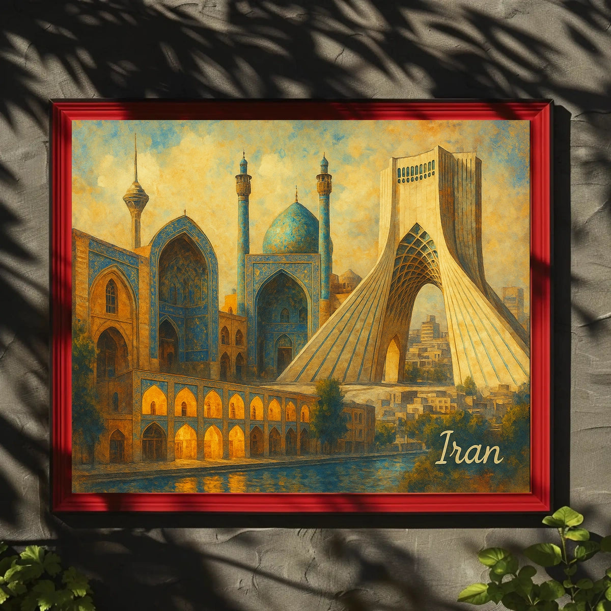 Architectural Wonders of Iran Poster