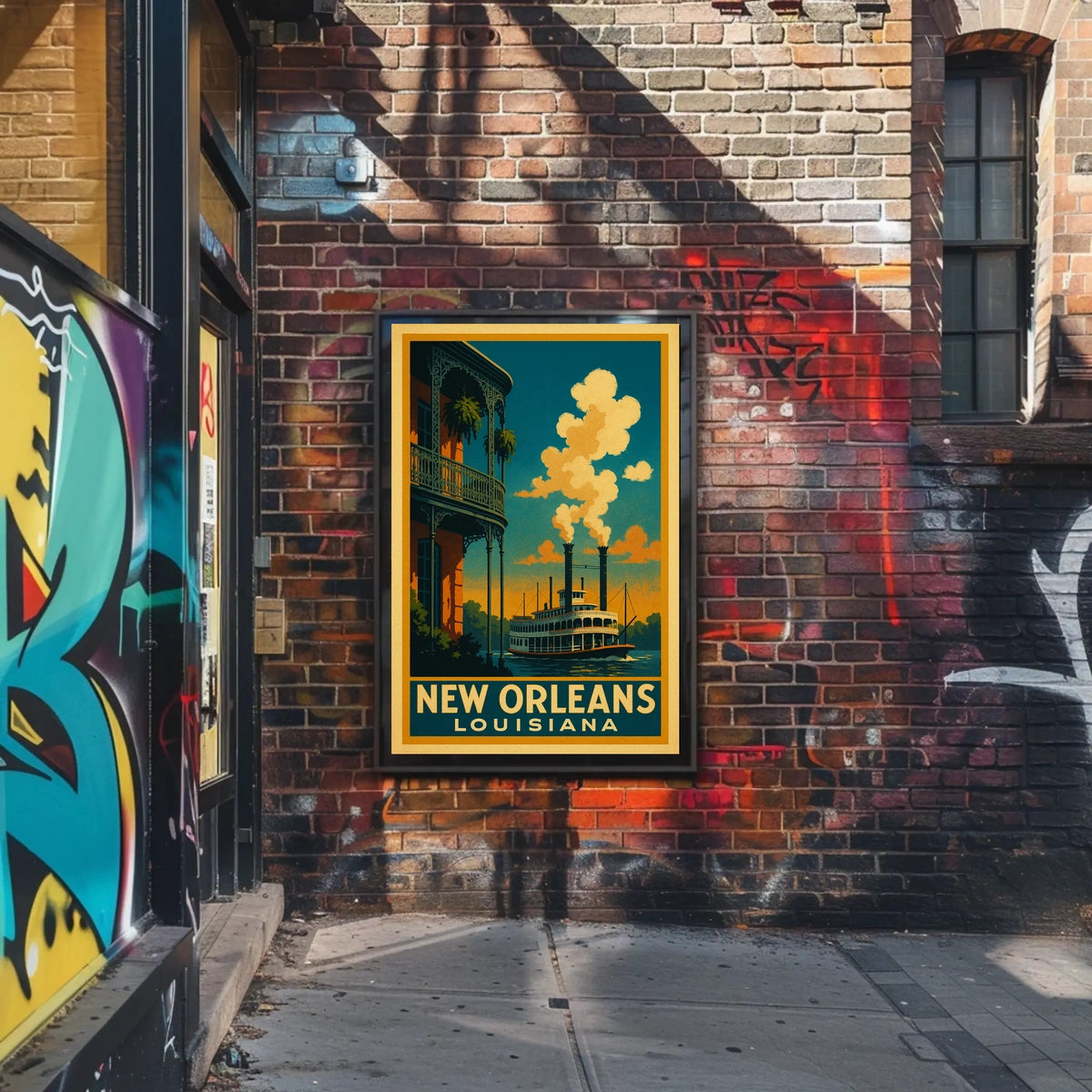 New Orleans Louisiana Charm Poster