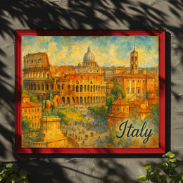 Italy A Timeless Journey Poster