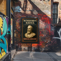 Rutherford B. Hayes Vintage Presidential Historical Poster PosterGoat