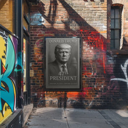 Donald Trump 47th President Poster