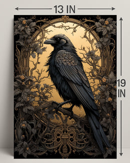 The Majestic Raven Poster