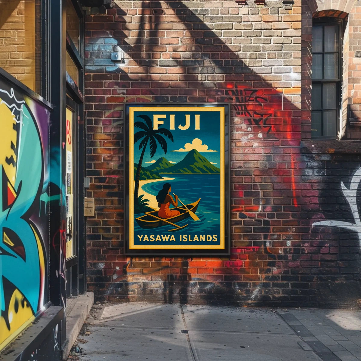 Yasawa Islands Fiji Paradise Poster