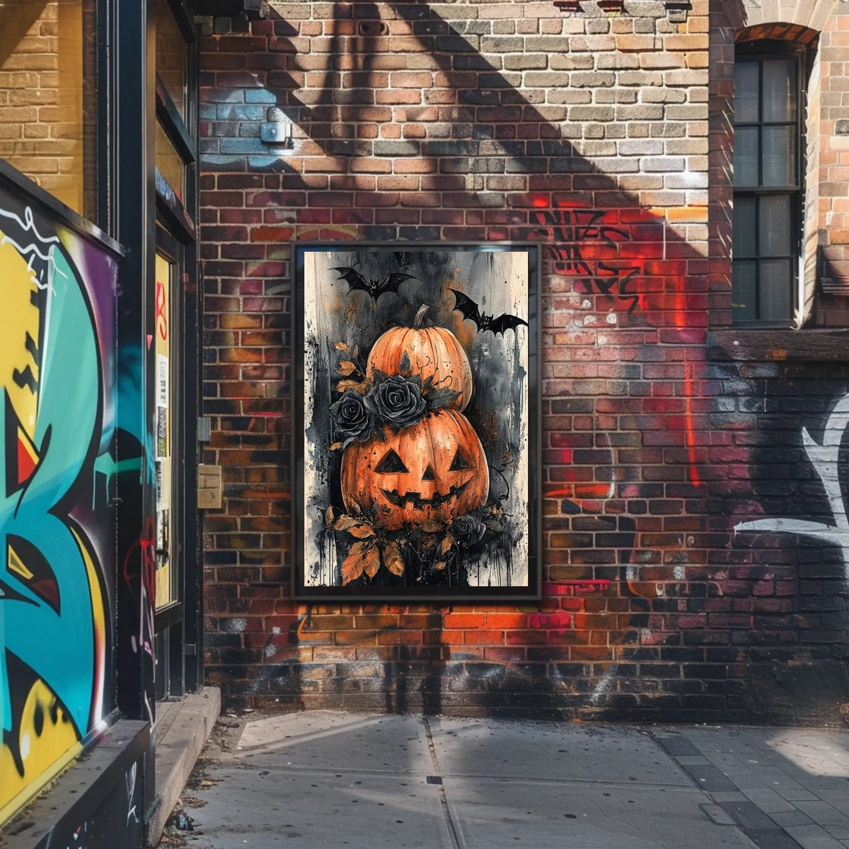 Halloween Classic Jack-o'-Lanterns Artistic Poster