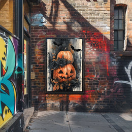 Halloween Classic Jack-o'-Lanterns Artistic Poster