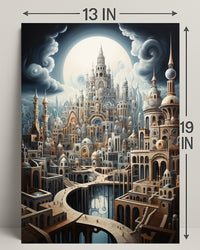 Enchanted Cityscape Poster