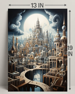 Enchanted Cityscape Poster
