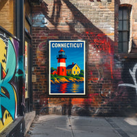 Connecticut Lighthouse Poster