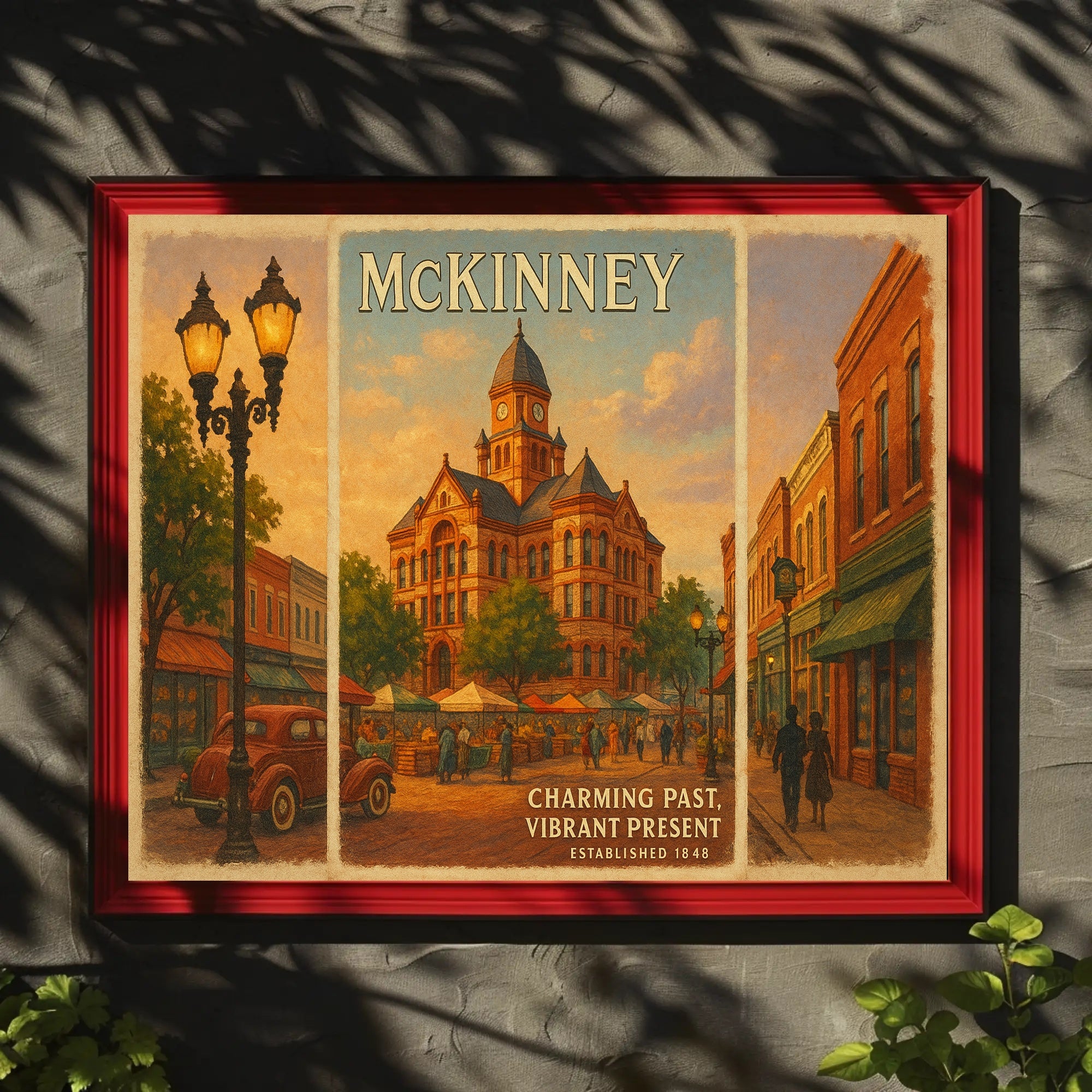 McKinney Travel Poster A Journey Through Time