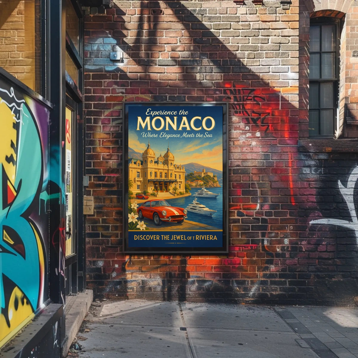 Discover Monaco The Jewel of the Riviera Poster