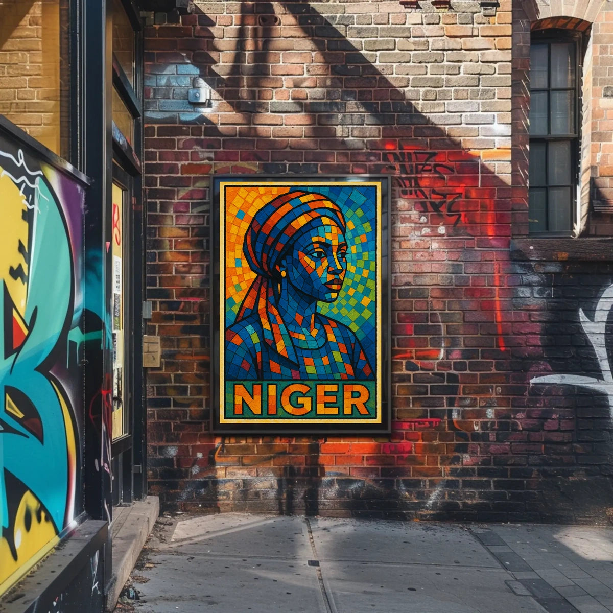 Vibrant Tribute to Niger Poster