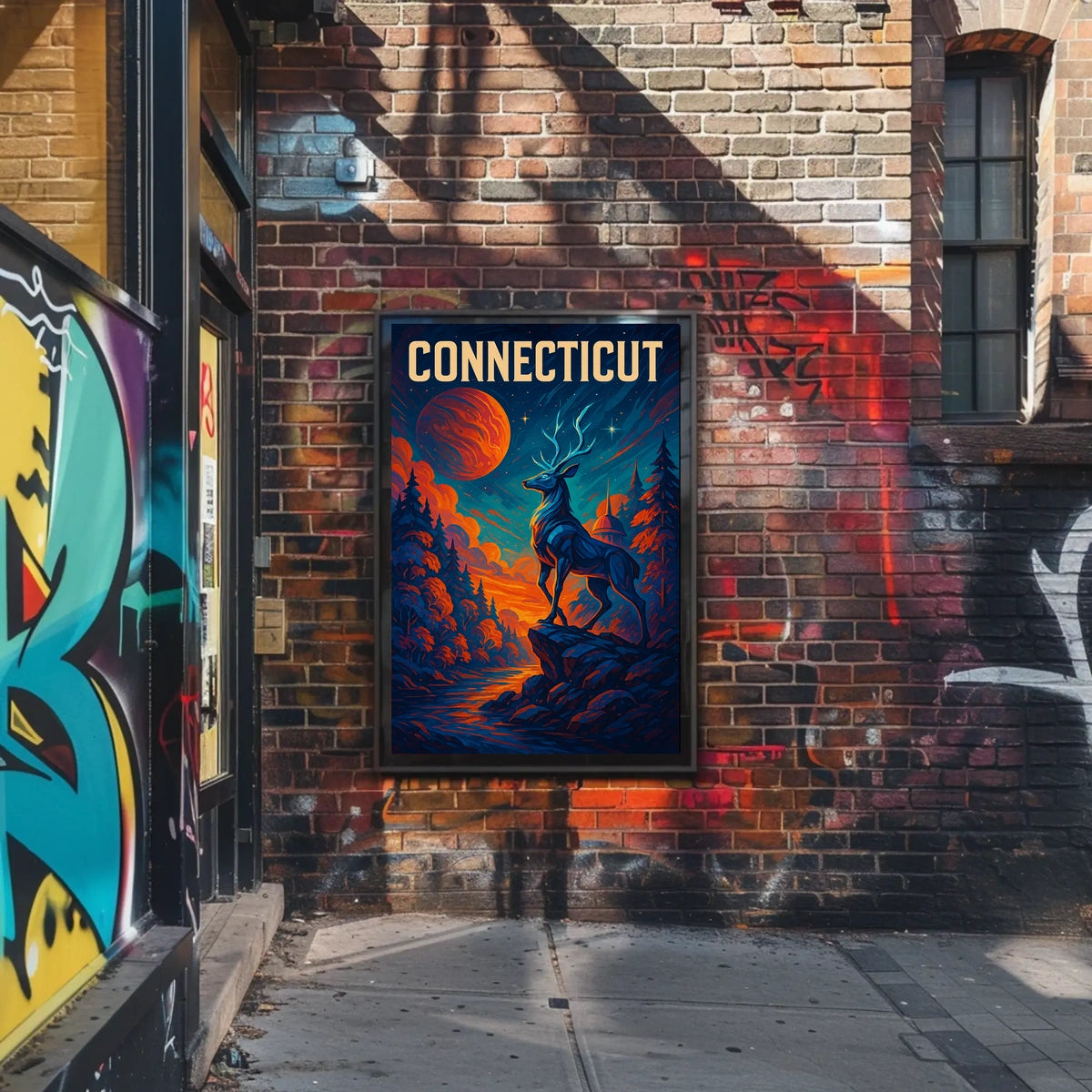 Majestic Connecticut Poster