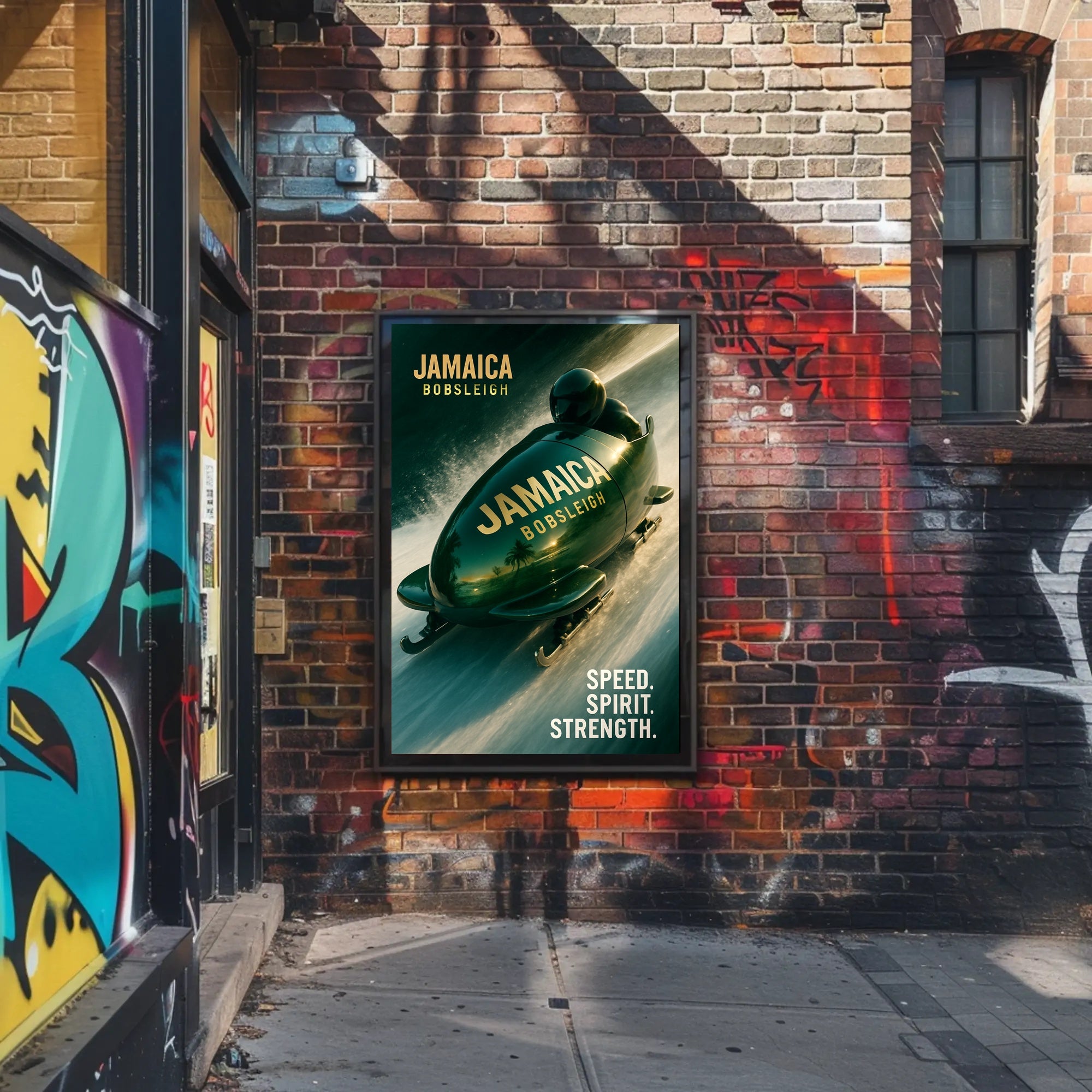 Jamaica Bobsleigh Poster