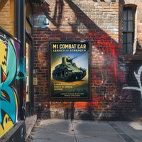 M1 Combat Car Legacy of Strength Poster