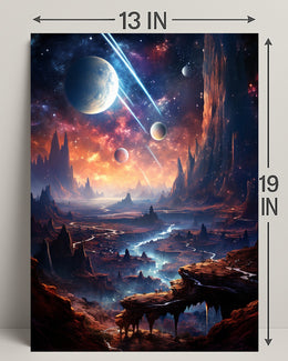 Cosmic Landscape Poster PosterGoat