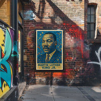 Martin Luther King Jr. Mosaic Poster