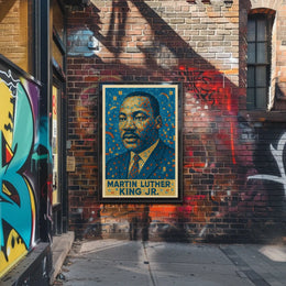 Martin Luther King Jr. Mosaic Poster