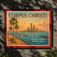 Coastal Serenity Corpus Christi Poster Print