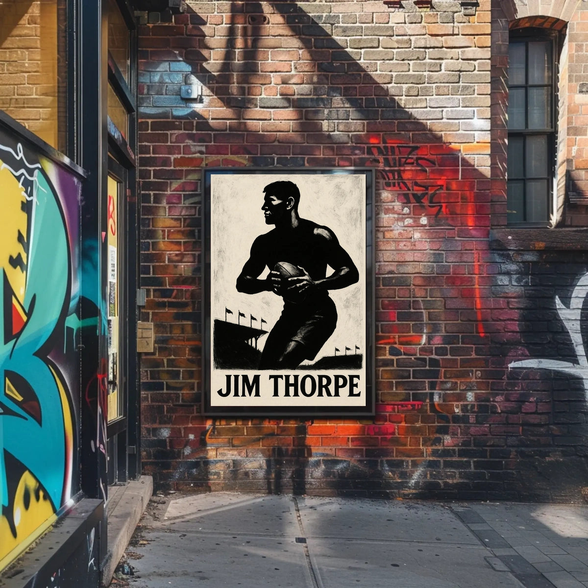 Jim Thorpe Athletic Icon Poster