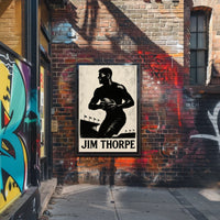 Jim Thorpe Athletic Icon Poster