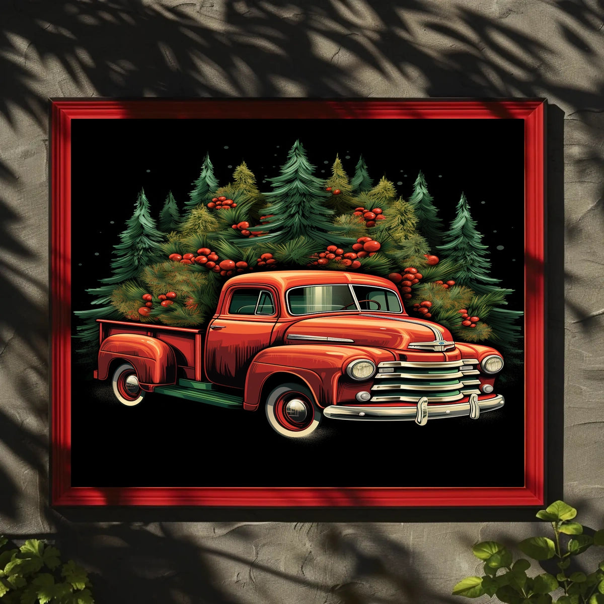 Vintage Holiday Cheer Vintage Poster