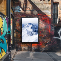 Majestic Winter Peaks Poster