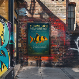 Clown Loach The Striped Joker Of The Poster